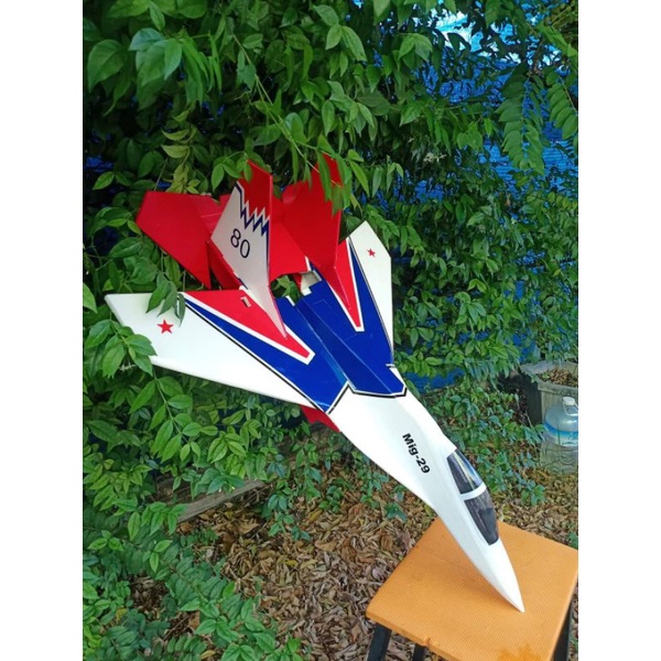 Mig29 โมเดลเครื่องบินบังคับไฟฟ้าค่ายหนึ่งอาซี(ลำเปล่า)