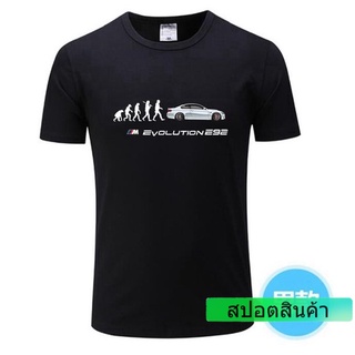 เสื้อยืดลําลอง แขนสั้น พิมพ์ลายโลโก้รถยนต์ M Power Heart M3 M5 E92 E46 E30 E21S F1 สําหรับผู้ชาย