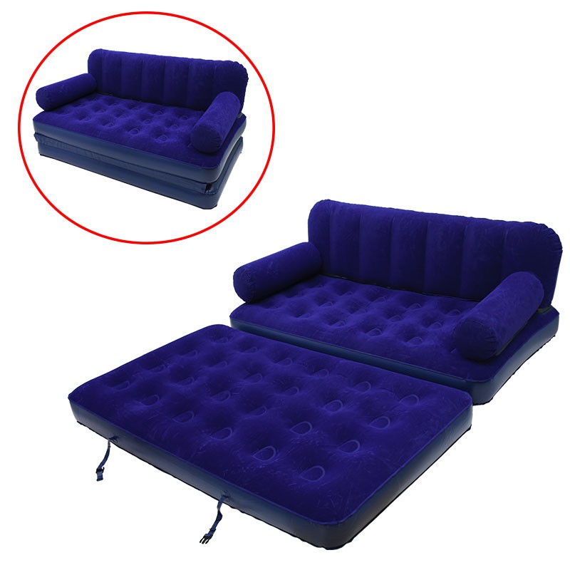 GALAXY  โซฟาเป่าลม 2-Person Coil-Beam Flocked Air Bed + Sofa รุ่น 11502/ รุ่น 24002