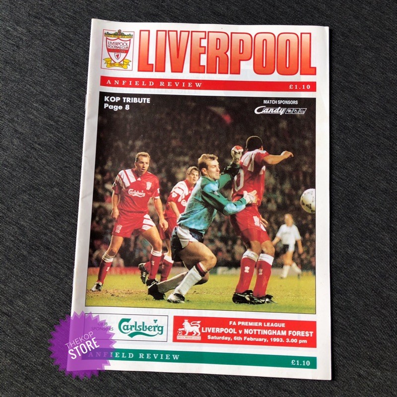 Liverpool หนังสือแมทเดย์ปี 1993. ลิเวอร์พูลพบนอตติ้งแฮมฟอร์เรส