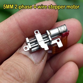 Precision Miniature 5MM Two-phase Four-wire Planetary Reducer Stepper Motor All Metal Gear Metal Sliding Ball Bearing Sc