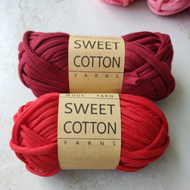 ไหมผ้ายืด Sweet Cotton 100กรัม T-shirt yarn มี 45สี