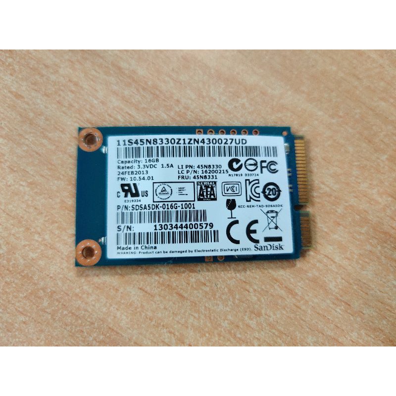 Msata Sandisk 16GB มือสอง