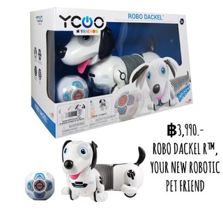 หมาหุ่นยนต์ ยี่ห้อ ROBO DACKEL R™, YOUR NEW ROBOTIC PET FRIEND