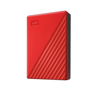 Western Digital HDD 5 TB External Harddisk ฮาร์ดดิสพกพา รุ่น My Passport 2019 ,5 TB, USB 3.0,RED