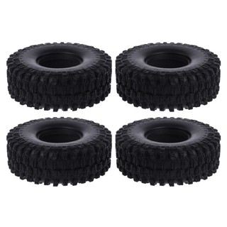 4pcs 1/10 RC Cars ยาง 1.9 นิ้ว 120 * 42 มม. ล้อยางสำหรับ 1:10 Rock Crawler Axial SCX10 II 90046 RR10 WRAITH Traxxas TRX4