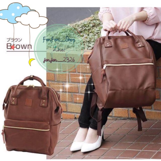 💕Newคะ Color!!!  Anello polyurethane leather rucksack รุ่น Classic