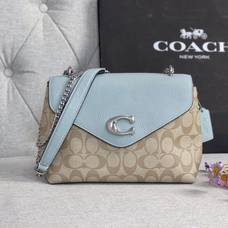 📮 Coach Tammie Shoulder Bag In Signature Canvas ครอสได้ สะพายไหล่ได้ค่ะ