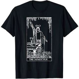 เสื้อยืด พิมพ์ลาย Magician Tarot Card My สําหรับผู้ชาย