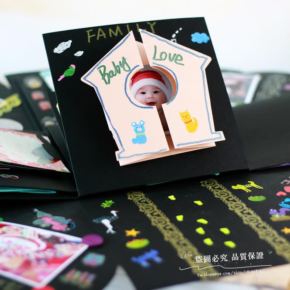 อัลบั้มรูปภาพ Tik Tok Contrast Style Explosion Box diy 520 ของขวัญวัน