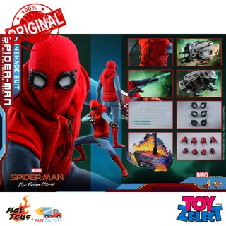 พร้อมส่ง+โค๊ด Spider Man: Far From Home (Homemade Suit Version) 1/6 Scale MMS552 By Hot Toys (ลิขสิทธิ์แท้)