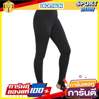 กางเกงเลกกิ้งใส่ว่ายน้ำสำหรับผู้หญิงรุ่น Una (สีดำ) Una womens swimming leggings pants - black