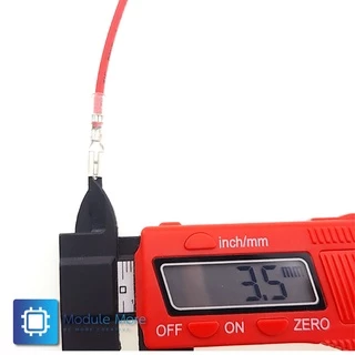 หางปลาแบบเสียบแบนพร้อมสายไฟยาว 20cm 2.8MM/4.8MM/6.3MM plug spring with wire connection cold-pressed terminal with she...