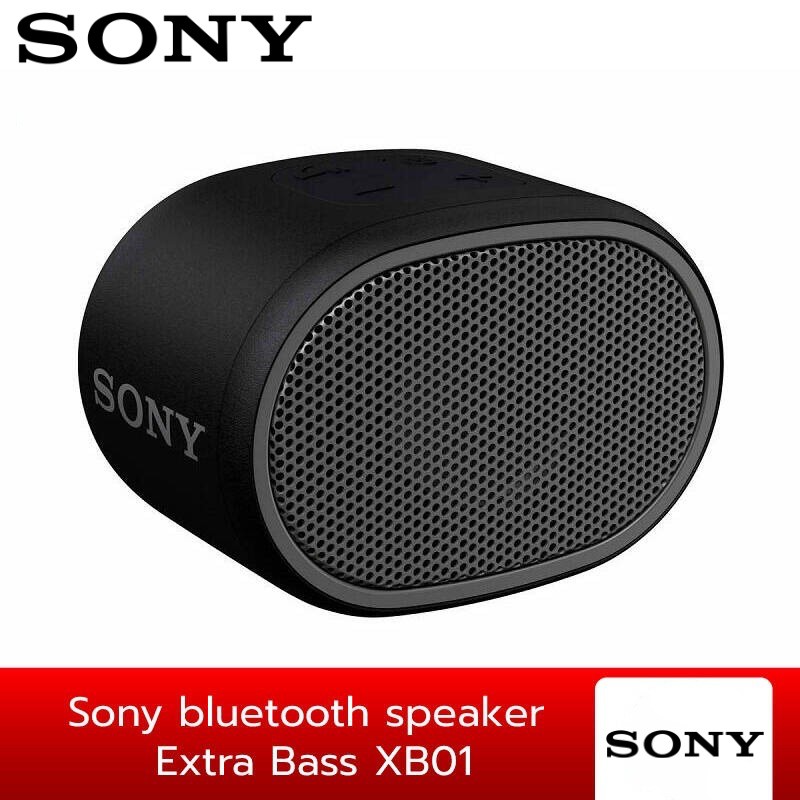 Sony ลำโพงบลูทูธ Extra Bass XB01 Bluetooth Compact Portable Speaker