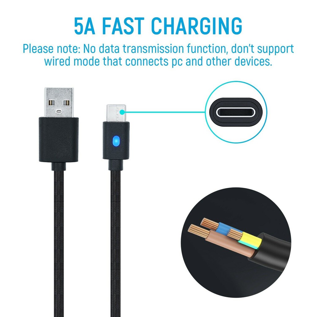 Dobe PS5 Data Charging Cable สำหรับ Xbox Series และ Ps5 (สายชาร์จจอย Xbox Series)(สายชาร์จจอย Ps5)(สาย USB Type-C Data)