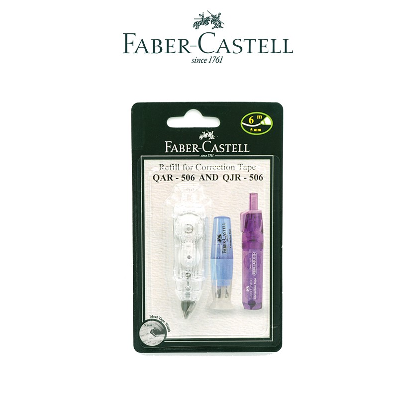 รีฟิลเทปลบคำผิด Faber-Castell เฟเบอร์คาสเทล รุ่น QJR-506 QAR-506