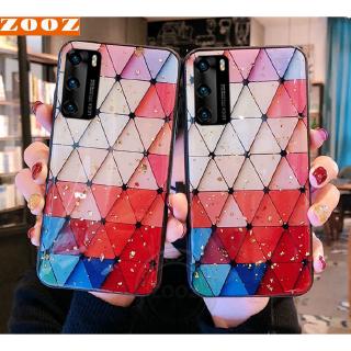 เคสโทรศัพท์มือถือ วัสดุ TPU อีพ็อกซี่ ประดับฟอยล์ สีทอง สำหรับ Huawei P40 Pro Pro+ P30 P20 Lite Plus Nova 7 SE 7i Nova7i