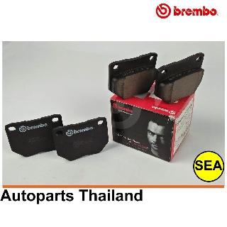 ผ้าเบรกหลัง BREMBO รุ่น CERAMIC สำหรับ SUBARU (2 Pot) Impreza GC GF ปี 98 &gt; (1เซต) P78016C