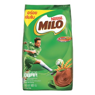 ไมโล แอคทีฟโก ช็อกโกแลตมอลต์ผง 600 กรัม Milo Active Chocolate Malt Powder 600 grams