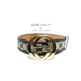 เข็มขัด Gucci belt sz 85 34 มือ 2 ของแท้