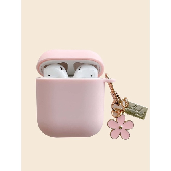 Pink case with floral keychain - piiiix_ - ThaiPick