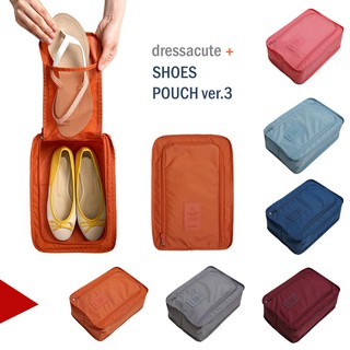 แหล่งขายและราคากระเป๋าใส่รองเท้า เก็บรองเท้า มีช่องเก็บของ Shoes Pouch V.3 ทรงไม่แข็ง รุ่น 1006อาจถูกใจคุณ