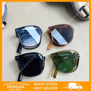 (HENGHA) ใหม่ แว่นตากันแดด UV400 พับได้ แบบพกพา แฟชั่นสําหรับผู้หญิง และผู้ชาย 2022