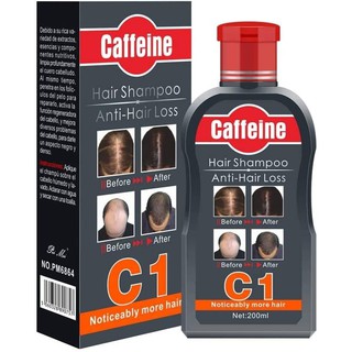 Caffeine Hair shampoo Anti hair แชมพูบำรุงเส้นผมหนังศรีษะลดการหลุดล่วง แก้ปัญหา หยุดการหลุดล่วงของเส้นผม ผมขาด ผมแห้ง