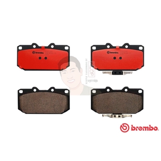 P56 025C ผ้าเบรก F (แท้ BREMBO รุ่น Ceramic) SUBARU อิมเพรสซ่า (4Pot Subaru) Impreza GC 2.0/2.0 WRX ปี1998-&gt;