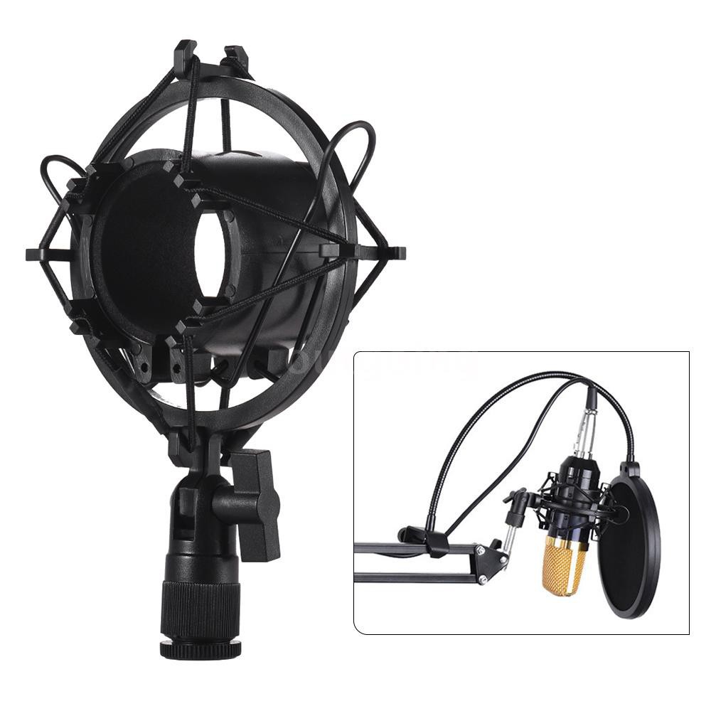Univerdal Condenser Microphone Mic Shock Mount Holder Bracket Plastic Anti-vibra
