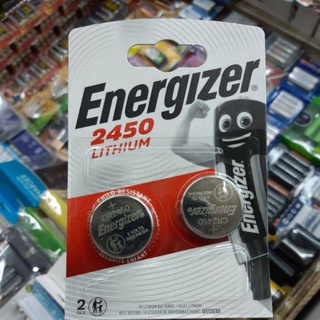 (แพค2ก้อน) ถ่าน Energizer CR2450 Lithium 3V จำนวน 2ก้อน ของใหม่ ของแท้