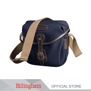 Billingham รุ่น Hadley Digital -Navy Canvas / Chocolate Leather