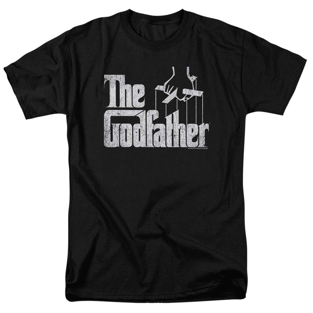 เสื้อยืดแขนสั้น คอกลม ผ้าฝ้าย พิมพ์ลายภาพยนตร์ Popfunk The Godfather สําหรับผู้ชาย PO321TY65U16469