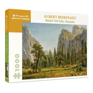 [จัดส่งฟรี] จิ๊กซอว์ Pomegranate ภาพ Bridal Veil Falls, Yosemite โดย Albert Bierstadt จำนวน  1,000 ชิ้น