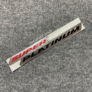 โลโก้ SUPER PLATINUM ขนาด 22x3.3cm