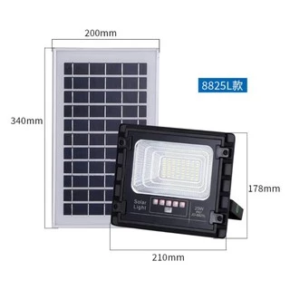 ไฟสปอตไลท์โซล่าเซลล์ รุ่นใหม่ JD88-L SERIES แสงขาว กันน้ำ IP67 มี 6 ขนาด 25W 40W 60W 100W 200W 300W