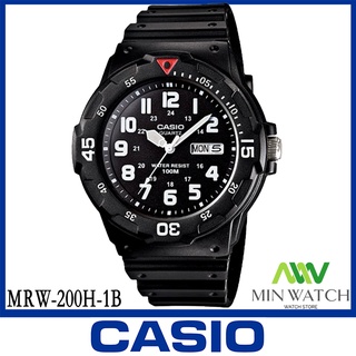 นาฬิกา รุ่น MRW-200H Casio นาฬิกาข้อมือ ผู้ชาย สายเรซิน รุ่น MRW-200H  ประกันศูนย์CASIO1 ปี