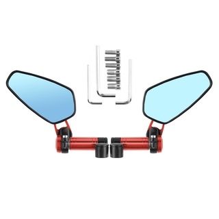 กระจกมองหลังอลูมิเนียมอัลลอยด์ ขนาดเล็ก แบบพับได้ สําหรับตกแต่งรถจักรยานยนต์ YAMAHA CUXI CUXI FORCE SMAX