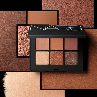 Nars พาเลทอายแชโดว์ เนื้อแมตต์ กลิตเตอร์ ประกายมุก กันน้ํา 6 สี