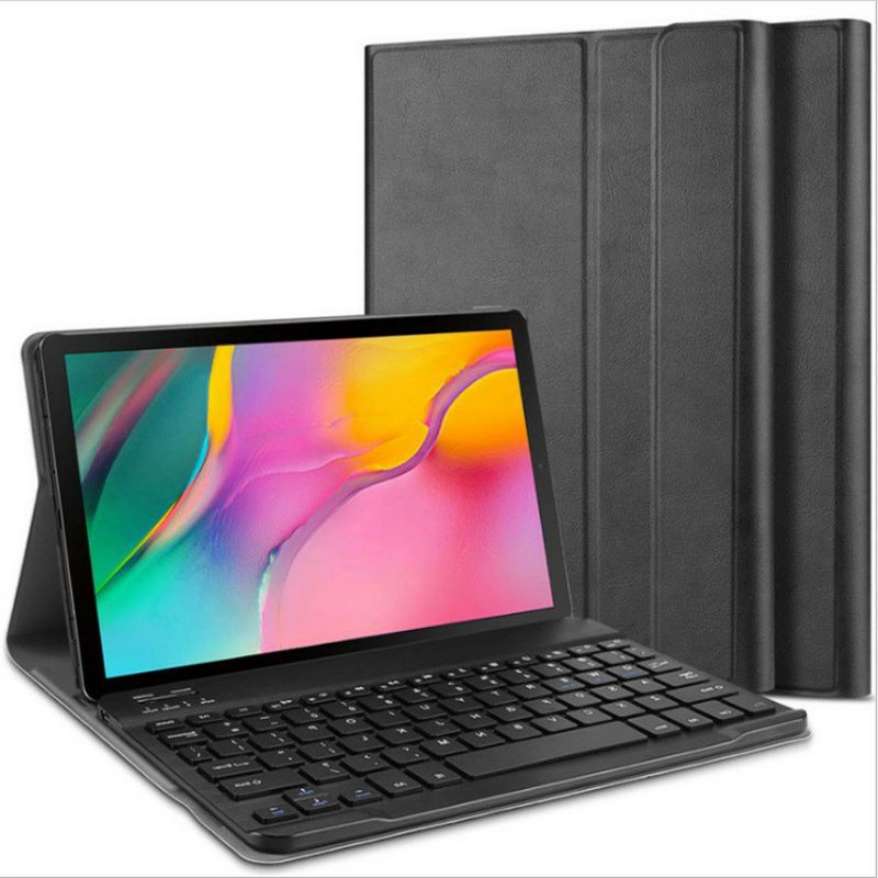 เคสหนังพร้อมคีย์บอร์ด Smart Case สําหรับ Samsung Galaxy Tab S7 Plus/FE 12.4 นิ้ว/Tab S7 FE.