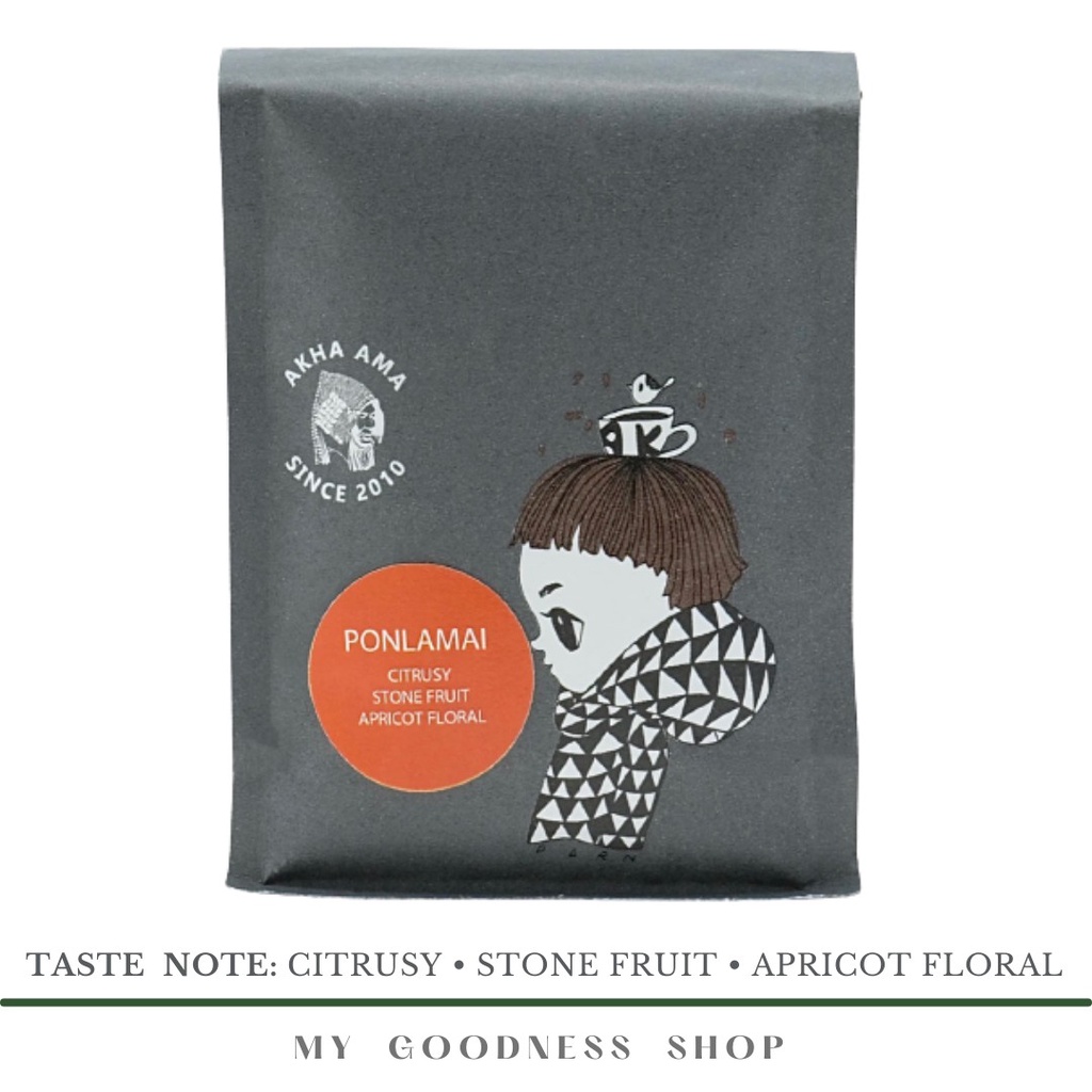 AKHA AMA COFFEE กาแฟ อาข่า อ่ามา : PONLAMAI เมล็ดกาแฟคั่ว อาข่า อาม่า (คั่วอ่อนมาก/Very Light 250g) ราคา ถูกที่สุด ดีลบีเคเค แกลเลอรีภาพที่ 4