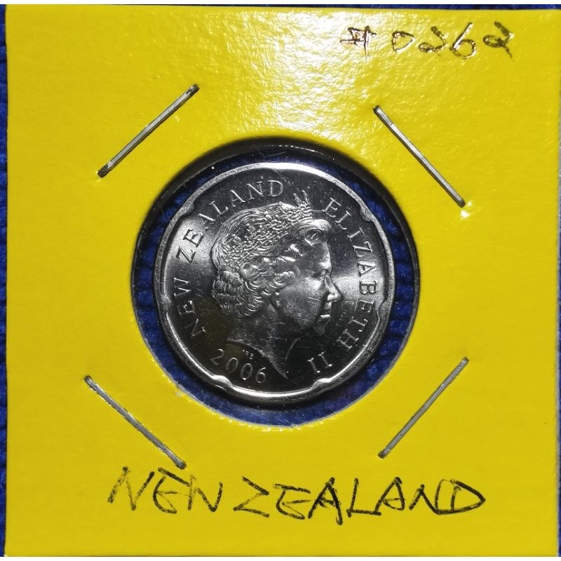 เหรียญ​หมุนเวียน​ นิวซีแลนด์​ New​ Zealand​  20​ Cents​ ใช้แล้ว​ #​0262 #0