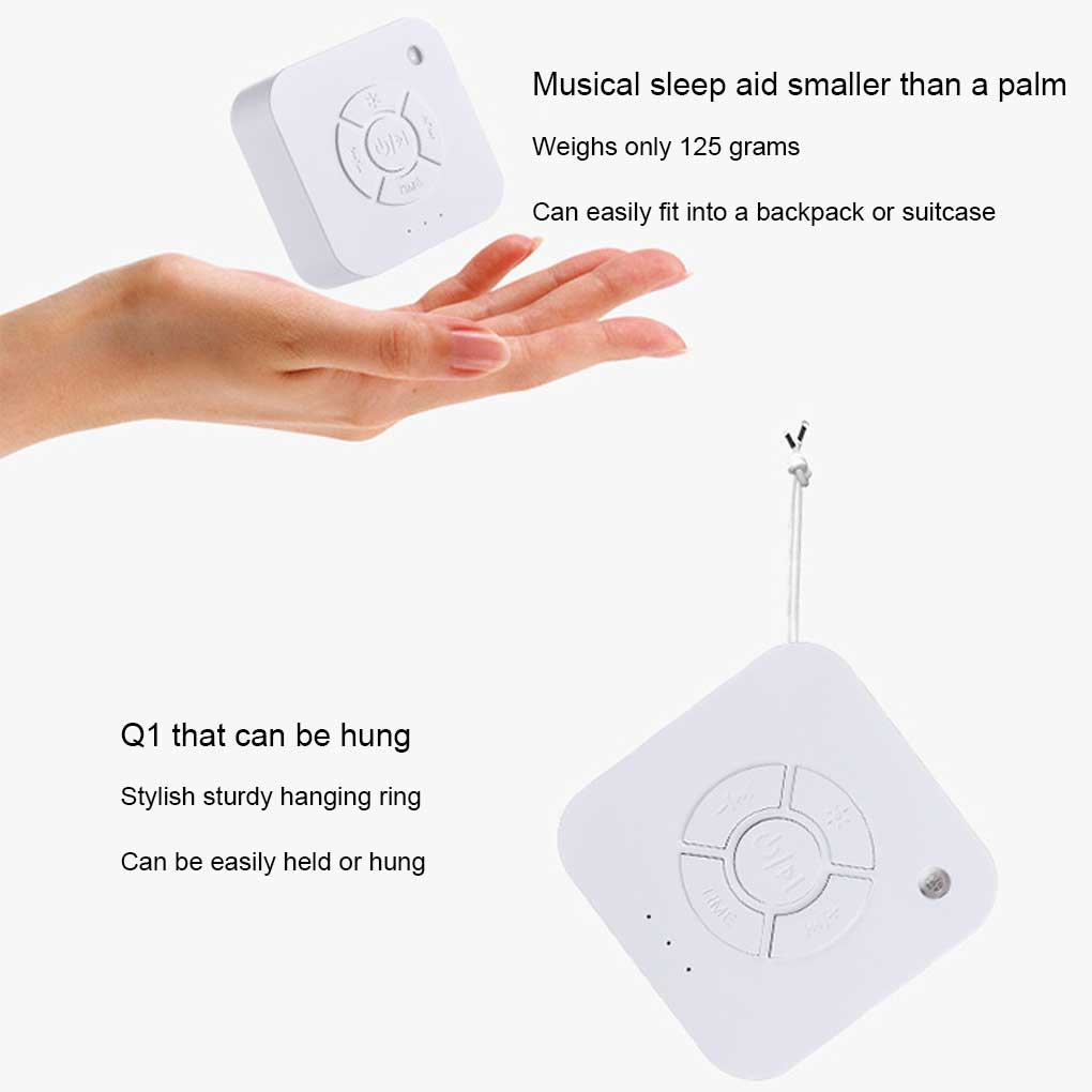 [ff86]White Noise Machine Baby Sleep Soother Sound Player Night Light Auto-off Timer White Noise Player