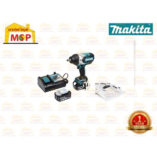 Makita สว่านบล็อกไร้สาย 18V 1/2" DTW1002RFJ แบต3.0Ahx2+แท่นชาร์จ BL #NT