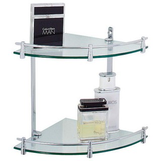 ชั้นวาง ชั้นกระจกเข้ามุม 2 ชั้น MOYA 23623-Z01GLASS SHELF 2 TIERS MOYA 23623-Z01