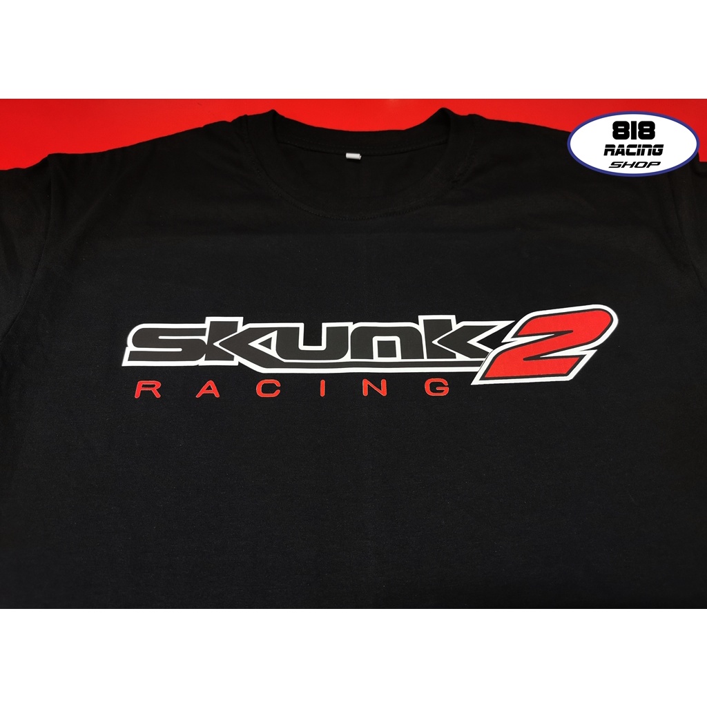 เสื้อยืด RACING เสื้อซิ่ง [COTTON 100%] [SKUNK 2]