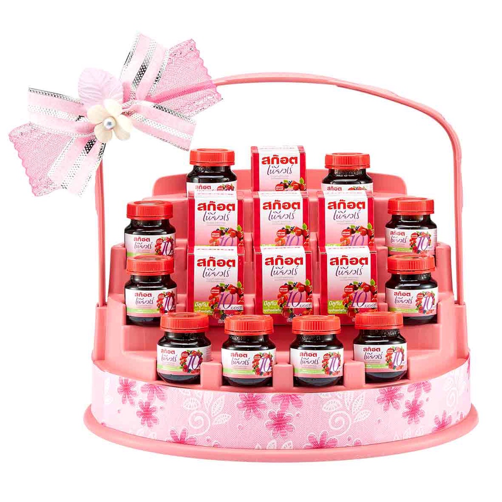 Scotch Hamper PB สก๊อต กระเช้า เพียวเร่ เบอร์รี่ 40 มล จำนวน 10 ขวด