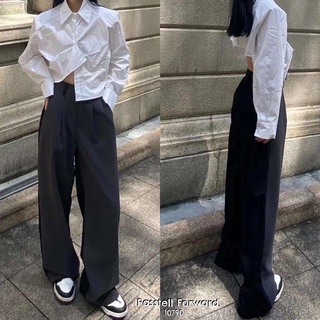 🇰🇷New🇰🇷  มาละค้าา 🤍🤍🤍🤍 Korea twotoned trousers  มาใหม่เลยค้า กับกางเกงขายาว ทูโทนเทา-ดำ งานสวยผ้าดีใส่สบายเลยค่า