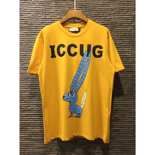 เสื้อยืด กุชชี่ EXCLUSIVE  FREYA HARTAS ICCUG PRINT T-SHRTSS21 SizeS - XXL ถ่ายสดจากสินค้าจริง100%