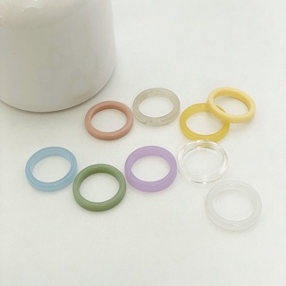 vela.cheeva : *silver925 / แหวนเรซิ่น สีน่ารักมากๆ มีแค่ไซส์ 7 ( pastel ring )